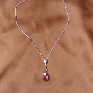 Swarovski pink crystal penchant